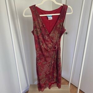 Y2K Sfuzi Red Wrap Dress